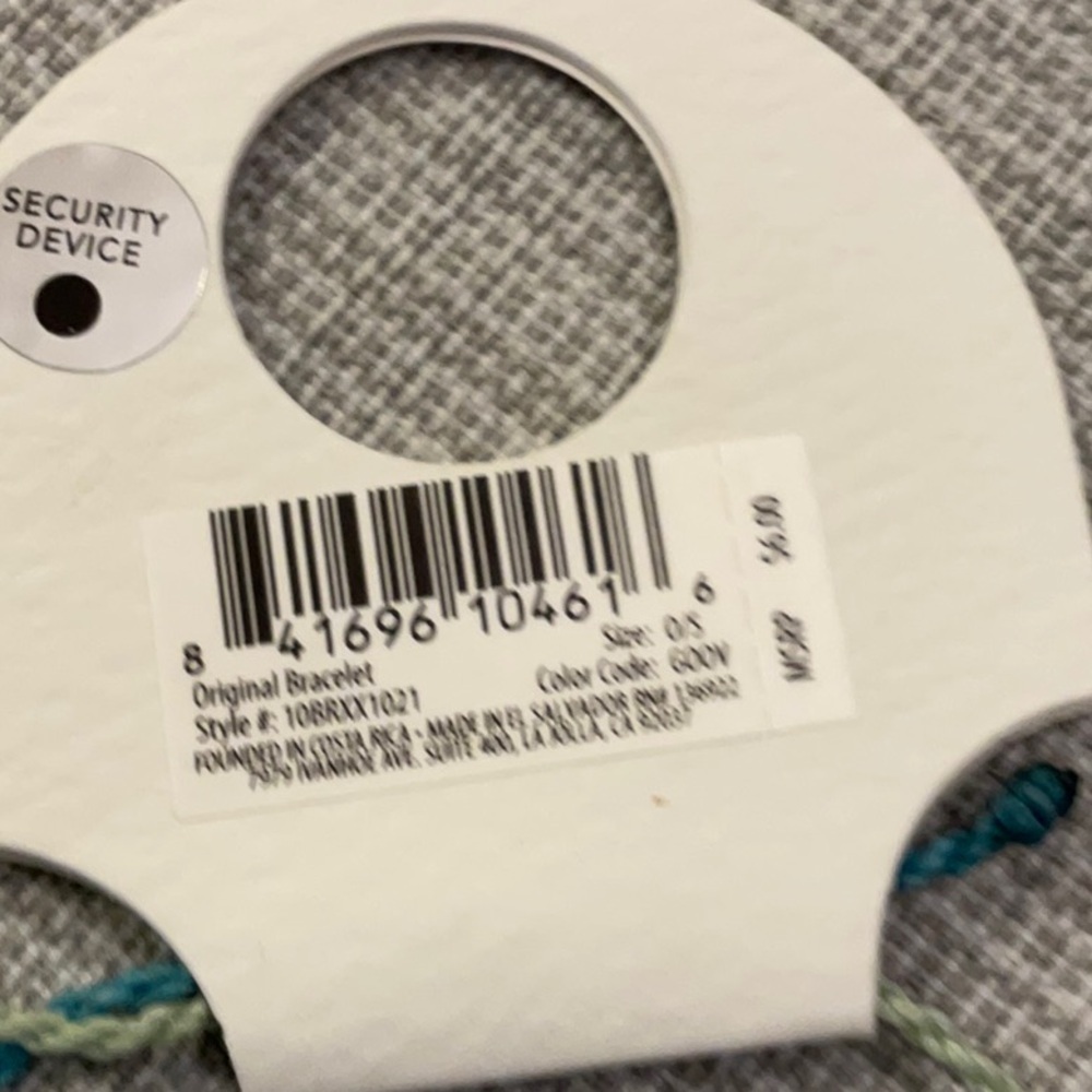 Puravida turquoise/mint green/ purple bracelet - Picture 3 of 3